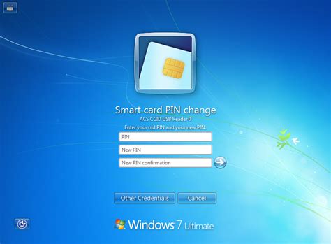 windows 7 smart card pin|Change Your Smart Card PIN.